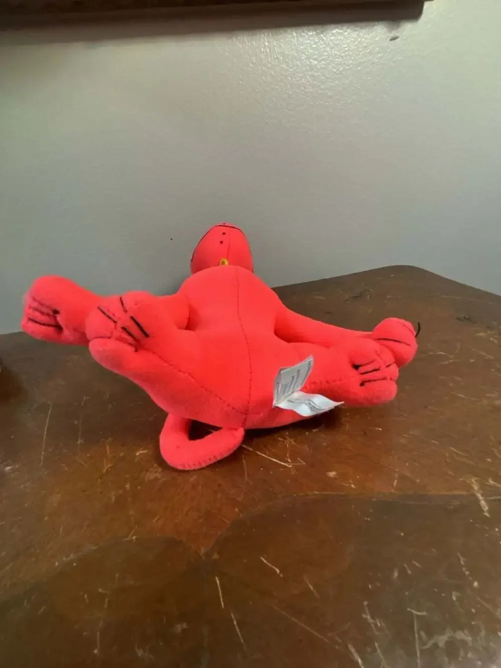 Toy Factory Scooby-Doo Fluorescent Neon Orange / Pink Plush Stuffed Animal 9